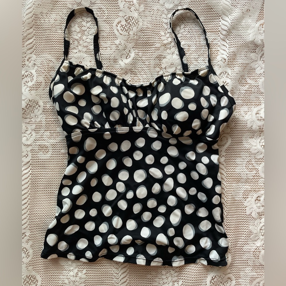 Polka Dot Tankini bathing suit